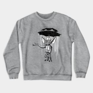 Umbrella Monster (Banksy) Crewneck Sweatshirt